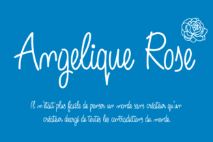 Angelique Rose: The Handwritten Typeface for Boutique Labels