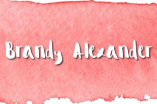 Brandy Alexander: A Playful Script Font for Editorial Design
