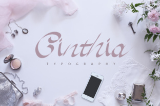 Cinthia: The Elegant Script Typeface for Editorial Design