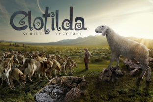 Clotilda: A Playful Script Font for Modern Web Design