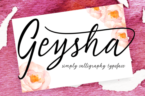 Geysha: A Handwritten Typeface for Modern Editorial Design