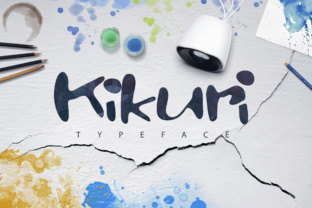 Kikuri: A Modern Script Font for Editorial Design