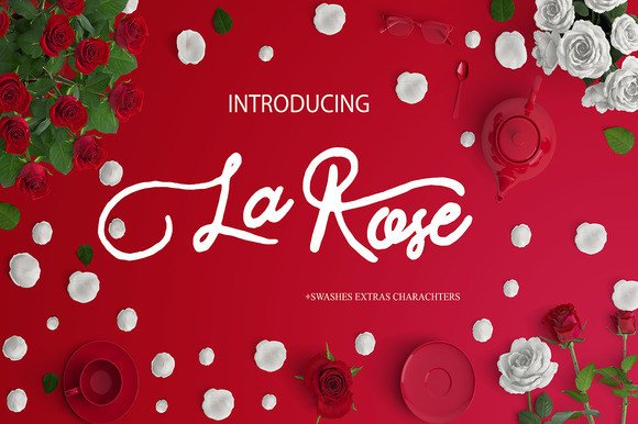 La Rose Typeface Review: A Playful Script for Editorial Design