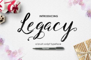 Legacy Typeface: Elevating Editorial Design with Brush Script