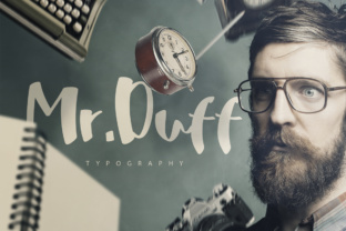 Mr. Duff: A Playful Script Font for Modern Web Design