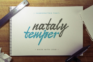 Nataly Temper: A Dirty Script for Editorial Design