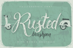 Rusted Brushpen: A Grungy Script Font for Bold Web Design