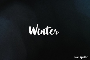 Winter Brush Typeface: A Modern Script for Digital Branding